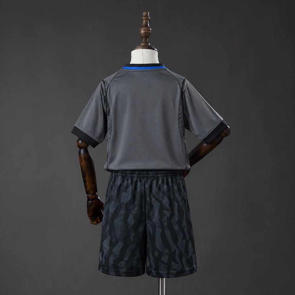 Kit Criança Inter Milão 2026-27 Alternativo Cinzento