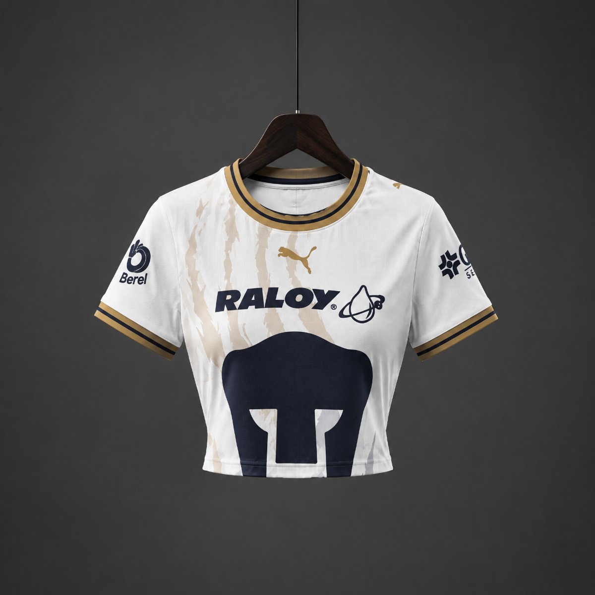 Crop Top Mulher UNAM Pumas 2026-27 Principal