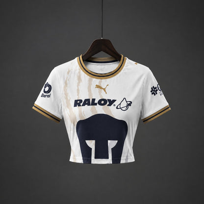 Crop Top Mulher UNAM Pumas 2026-27 Principal