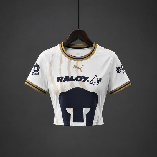 Crop Top Mulher UNAM Pumas 2026-27 Principal