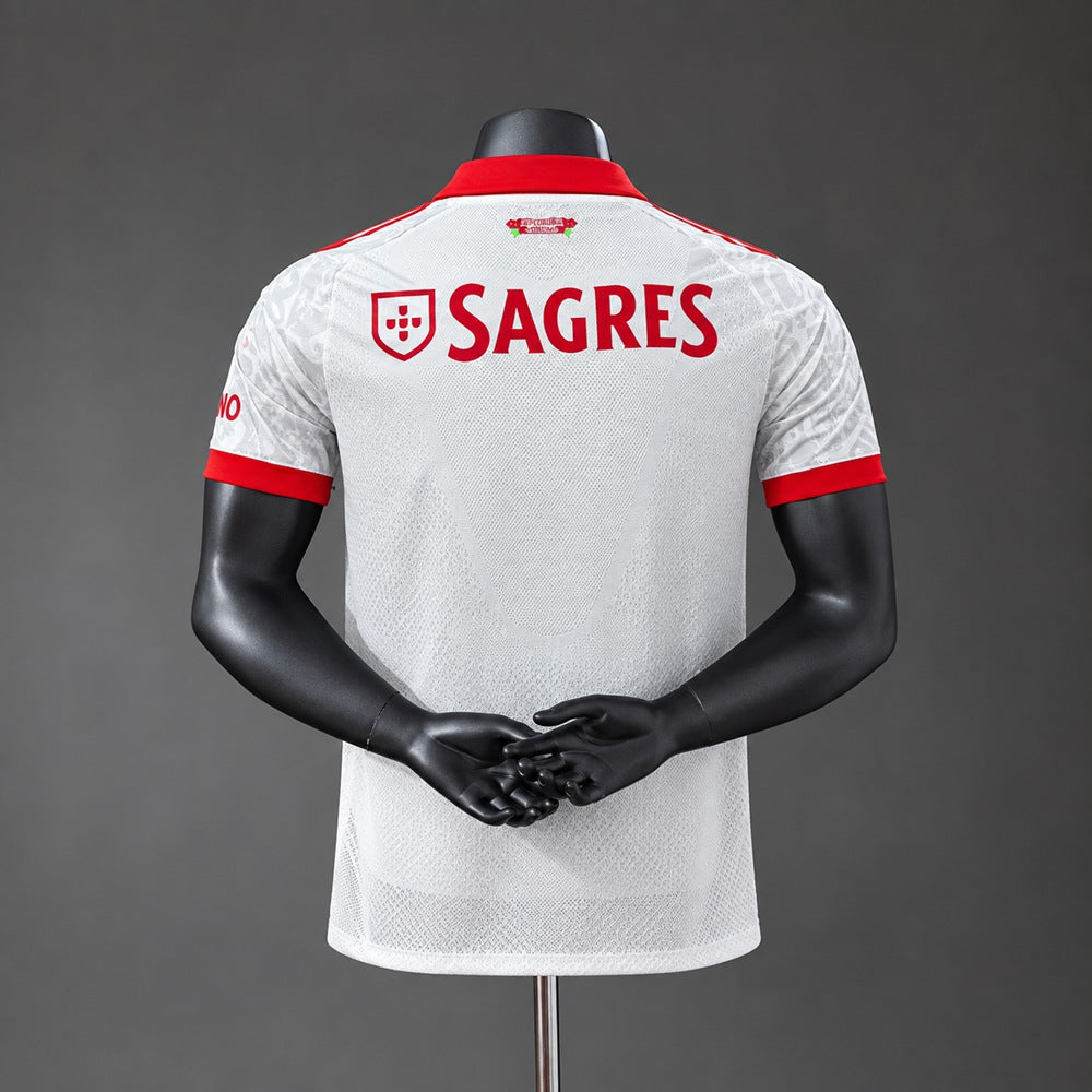 Camisola S.L.B. 2026-27 Alternativa Branca Versão Jogador