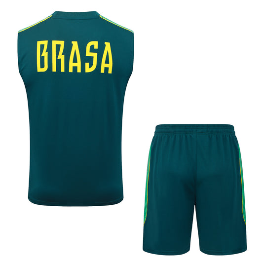 Kit Treino Manga Cava Brasil 2026