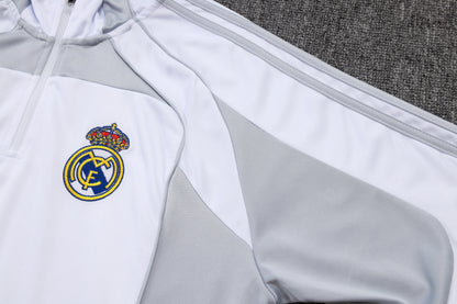 Fato de Treino Real Madrid CF 2025-26 - Camisola com Fecho