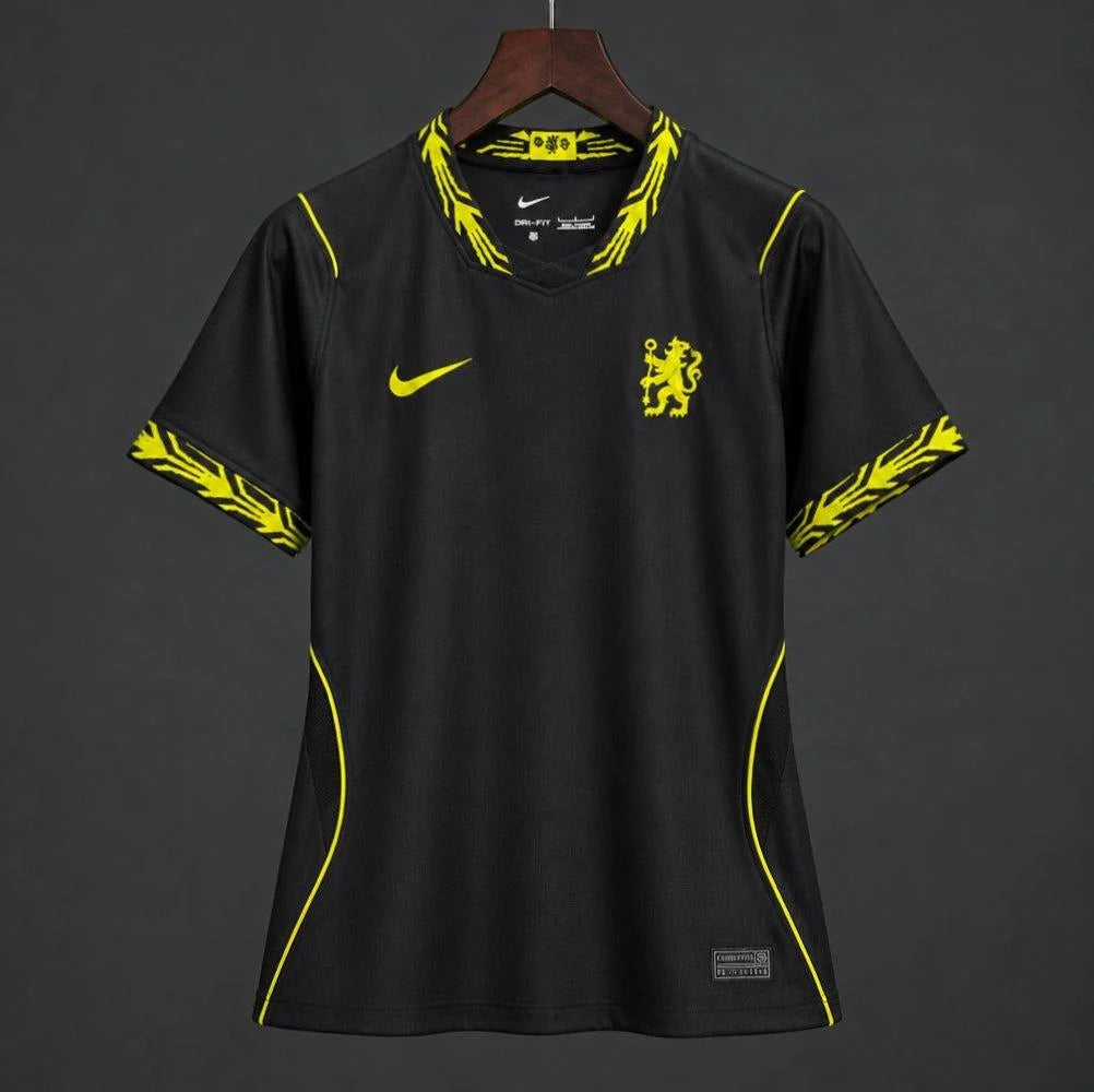 Camisola CHE 2026-27 Alternativa Preta Versão Mulher