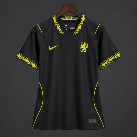 Camisola CHE 2026-27 Alternativa Preta Versão Mulher