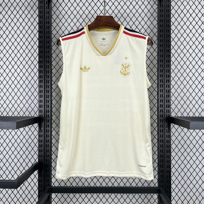 Manga Cava CR Flamengo 2025-26 Alternativa Amarela