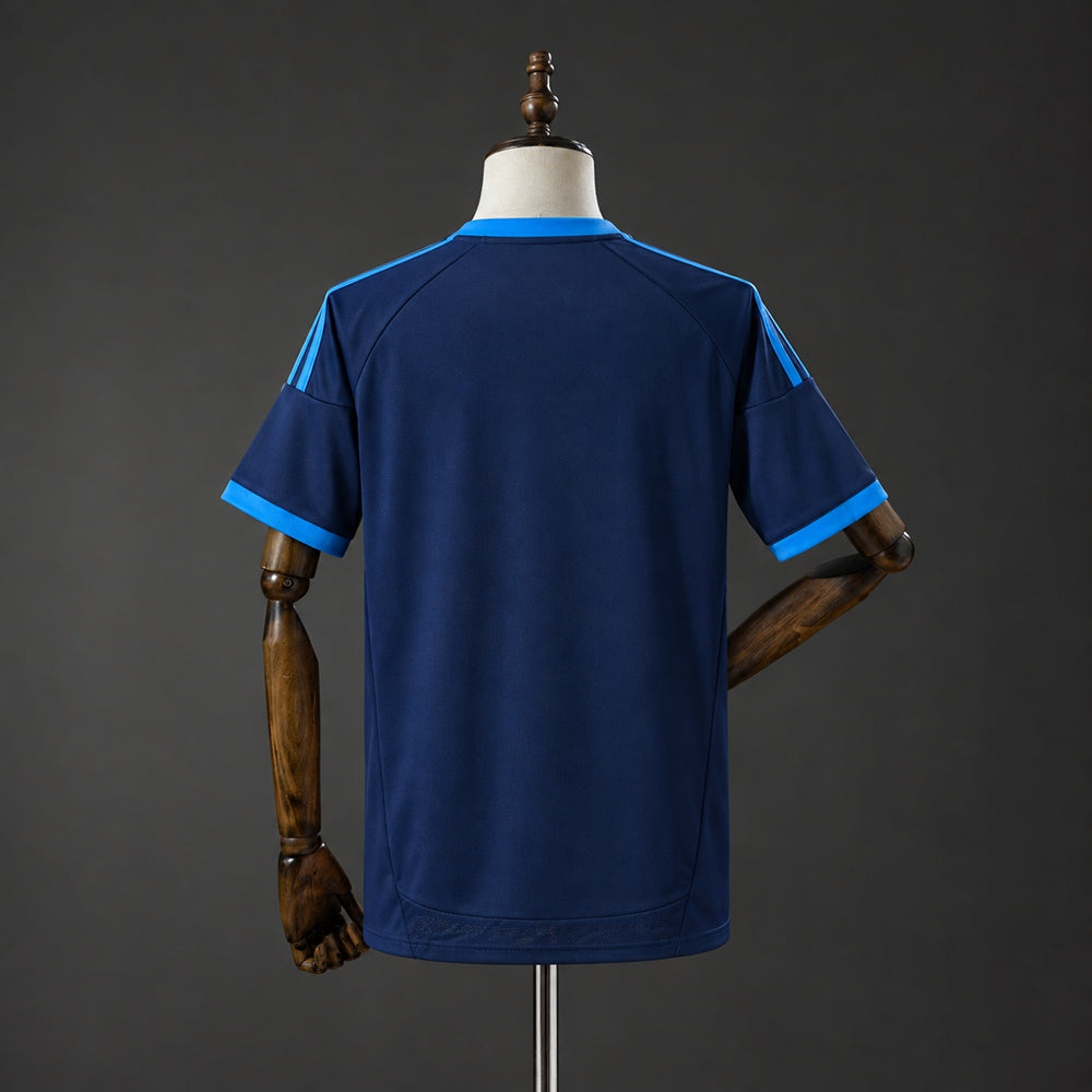 Camisola Schalke 04 2010-11 Alternativa Azul Versão Adepto