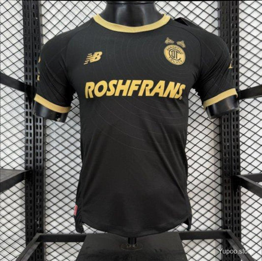 Camisola Deportivo Toluca 2026-27 Alternativa Preta Versão Jogador