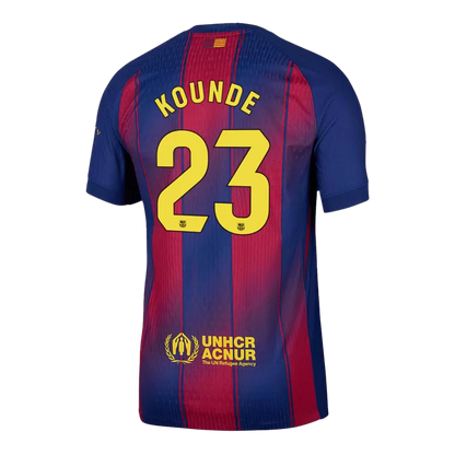 Camisola FC Barcelona 2025-26 Principal Versão Adepto KOUNDE #23