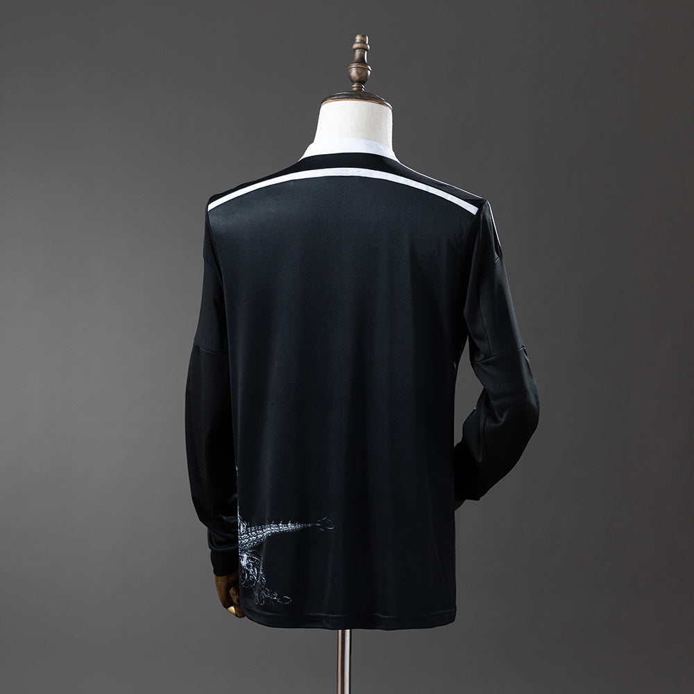 Camisola Manga Comprida Real Madrid 2014-15 Alternativa Preta Versão Adepto