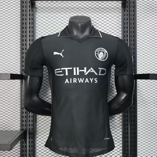 Camisola MCI 2025-26 Alternativa Preta Versão Jogador