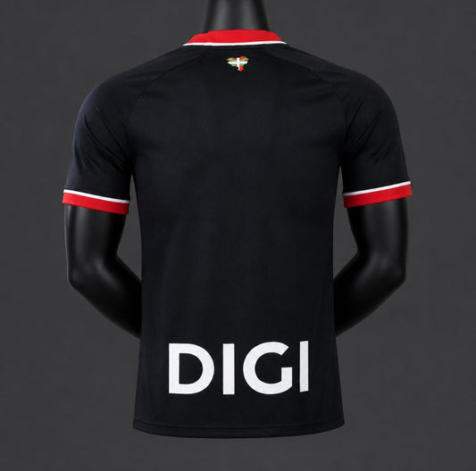 Camisola Athletic Club Bilbao 2026-27 Alternativa Preta Versão Jogador