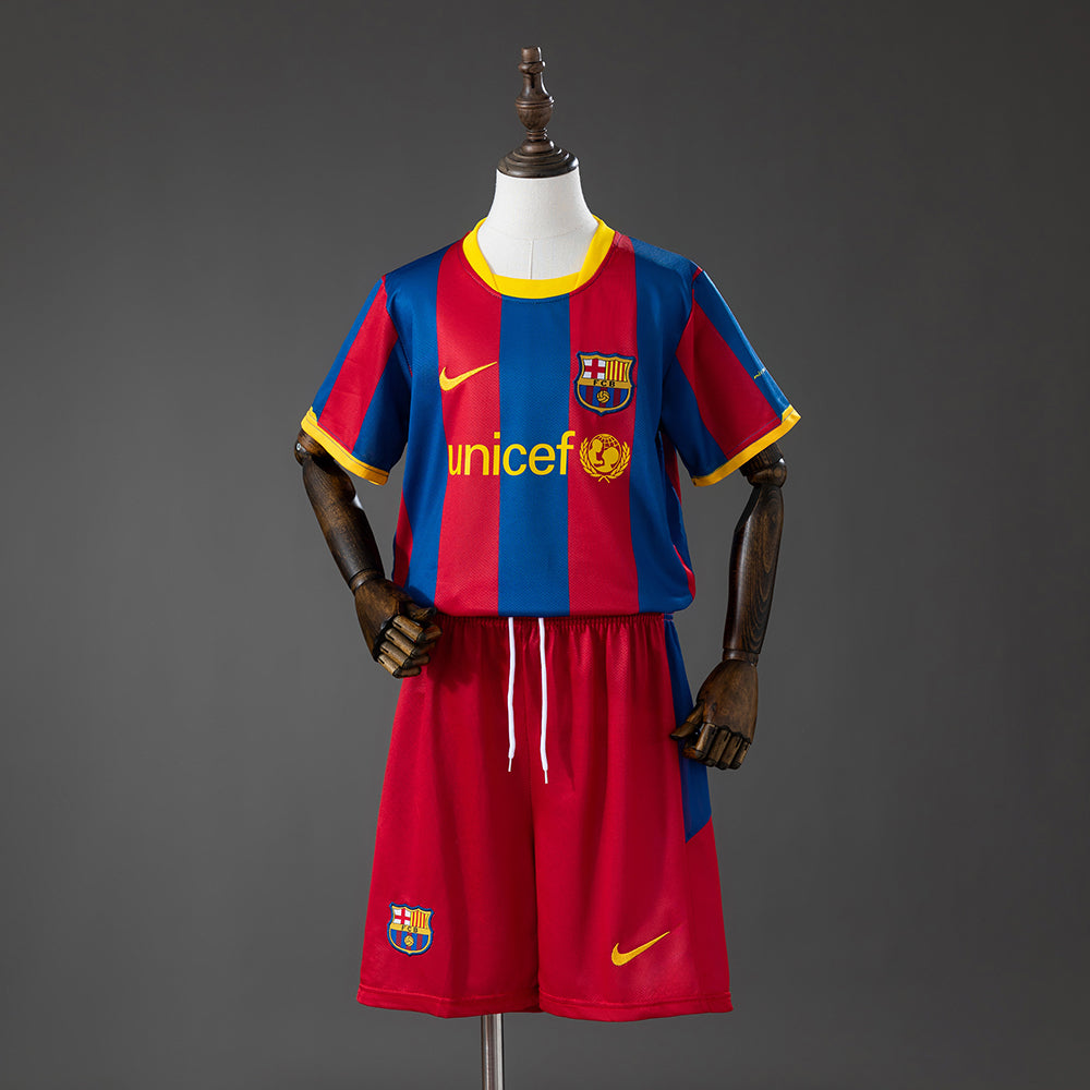 Kit Criança FC Barcelona 2010-11 Principal