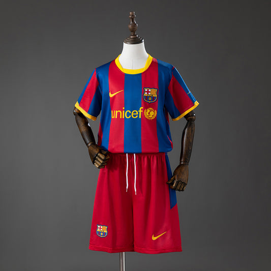 Kit Criança FC Barcelona 2010-11 Principal