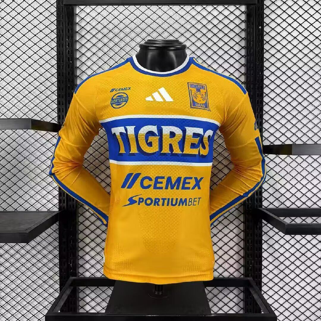 Camisola Manga Comprida Tigres UANL 2026-27 Principal Versão Jogador