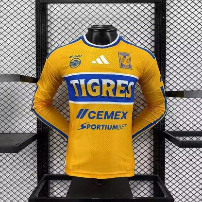 Camisola Manga Comprida Tigres UANL 2026-27 Principal Versão Jogador