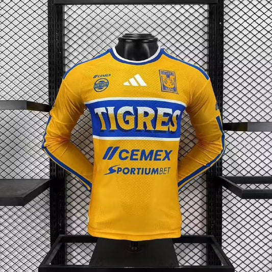 Camisola Manga Comprida Tigres UANL 2026-27 Principal Versão Jogador