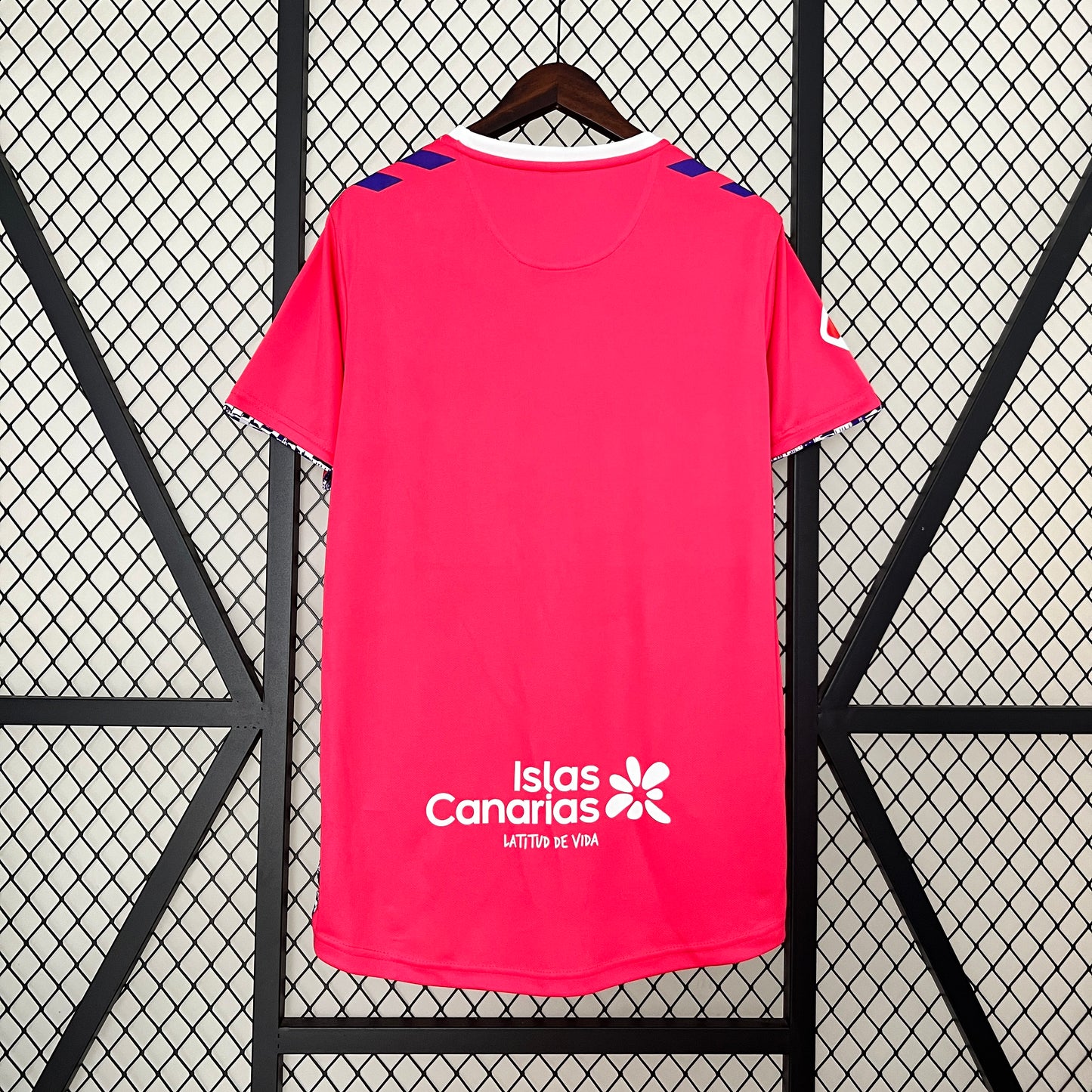 Camisola CD Tenerife 2024-25 Alternativa Vermelha Versão Adepto
