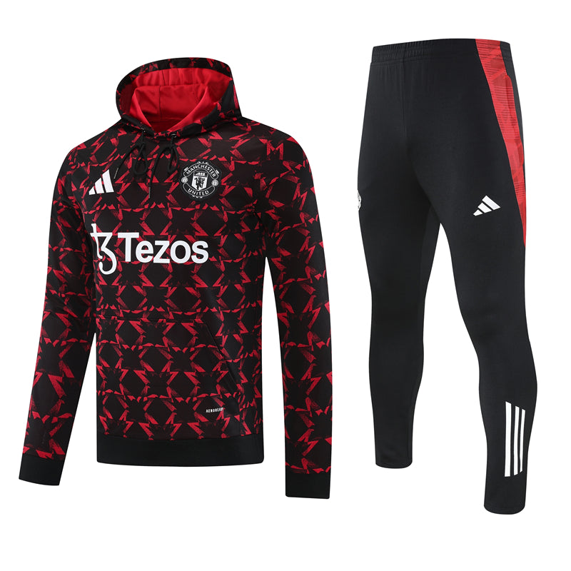Fato de Treino M-United 2025-26 - Camisola com Capuz