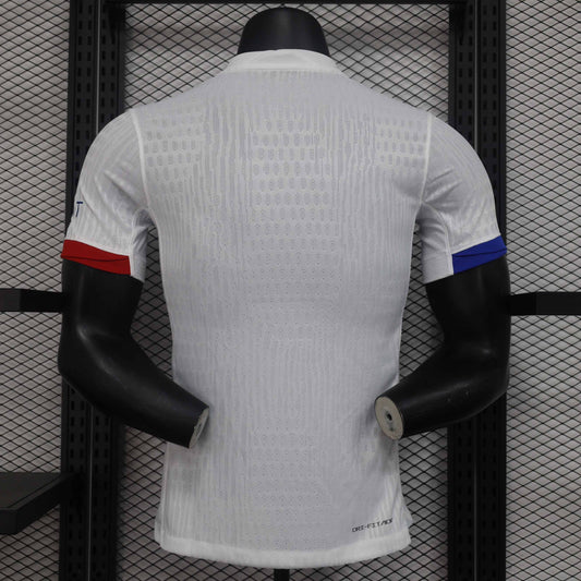 Camisola FC Paris Saint-Germain 2024-25 Alternativa Branca Versão Jogador