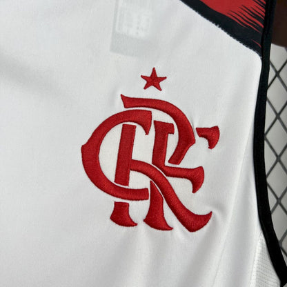 Manga Cava CR Flamengo 2025-26 Alternativa Branca