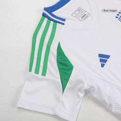 Camisola Italia 2024 Alternativa Branca Versão Mulher