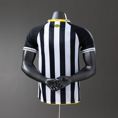 Camisola Santos FC 2025-26 Alternativa Preta/Branca Versão Jogador