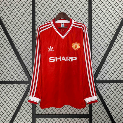Camisola Manga Comprida M-United 1986-87 Principal