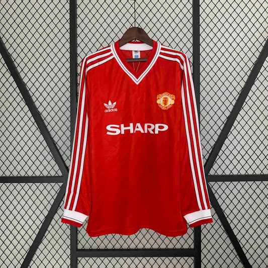 Camisola Manga Comprida M-United 1986-87 Principal