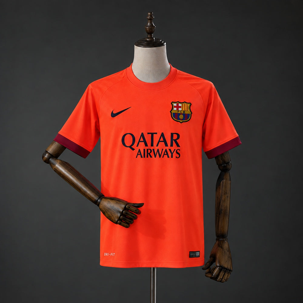 Camisola FC Barcelona 2014-15 Alternativa Laranja Versão Adepto