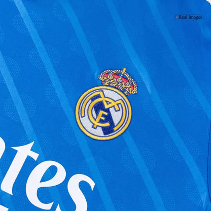 Camisola Manga Comprida Real Madrid CF 2025-26 Alternativa Azul Versão Adepto
