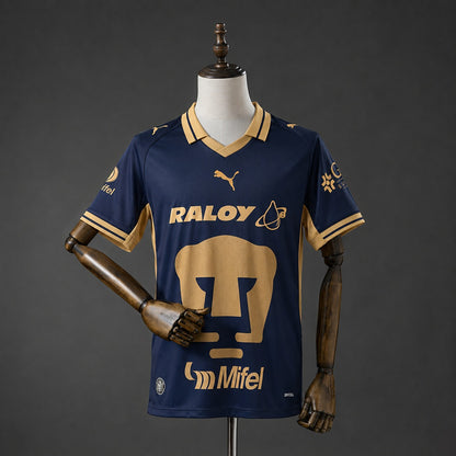 Camisola UNAM Pumas 2026-27 Alternativa Azul Versão Adepto
