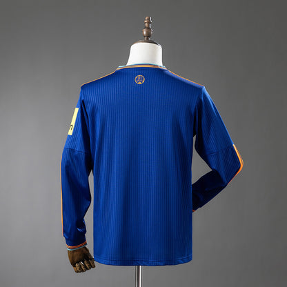 Camisola Manga Comprida NCU 2025-26 Alternativa Azul Versão Adepto