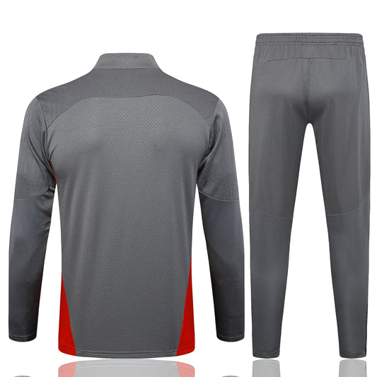 Fato de Treino AC Milan 2024-25 - Camisola com Fecho