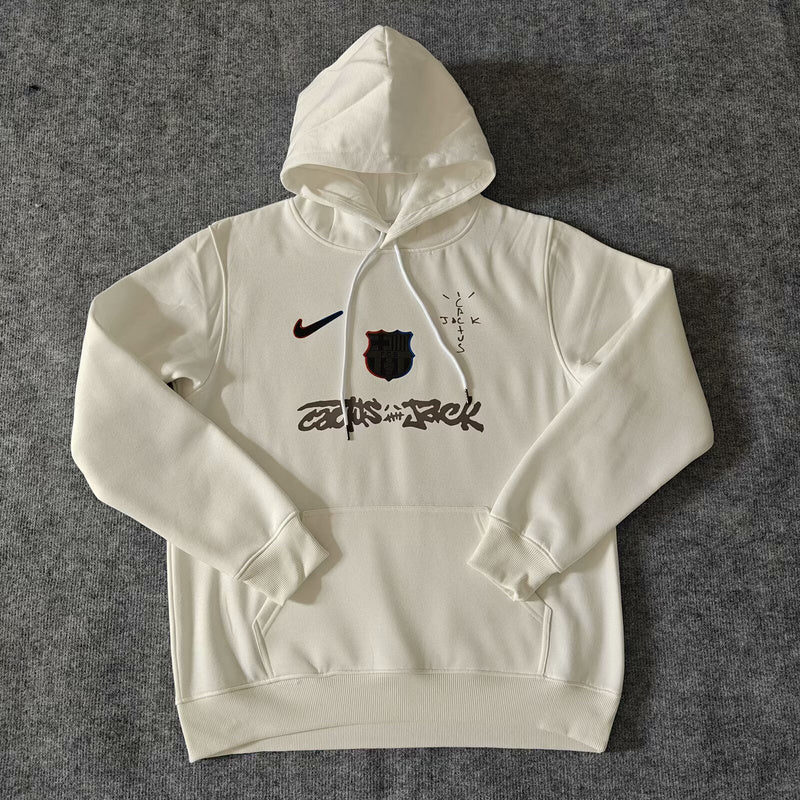 Sweat FC Barcelona 2025-26 Travis Scott Branca
