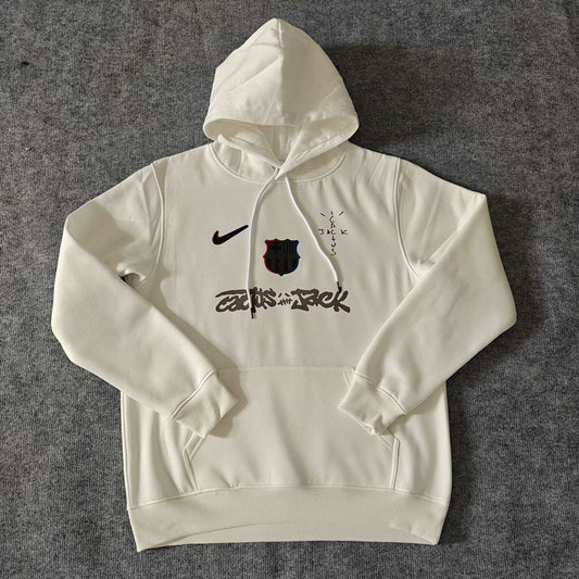 Sweat FC Barcelona 2025-26 Travis Scott Branca