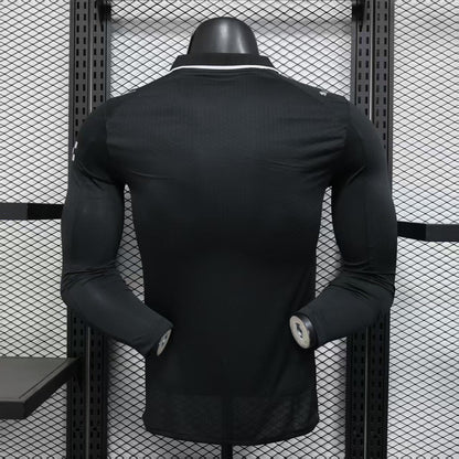 Camisola Manga Comprida MCI 2025-26 Alternativa Preta Versão Jogador