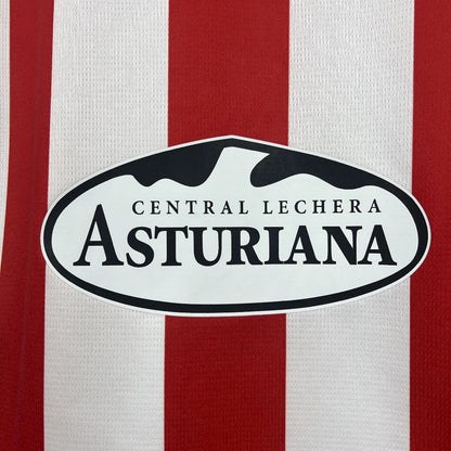 Camisola Real Sporting de Gijón 2025-26 Principal Versão Adepto