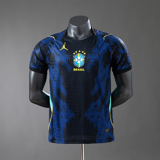 Camisola Brasil 2026 Alternativa Azul Versão Jogador