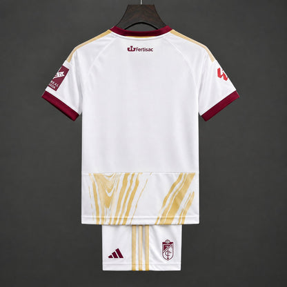 Kit Criança Granada CF 2026-27 Alternativo Branco