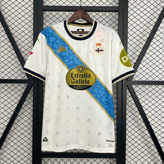 Camisola RC Deportivo de Corunha 2025-26 Alternativa Branca Versão Adepto