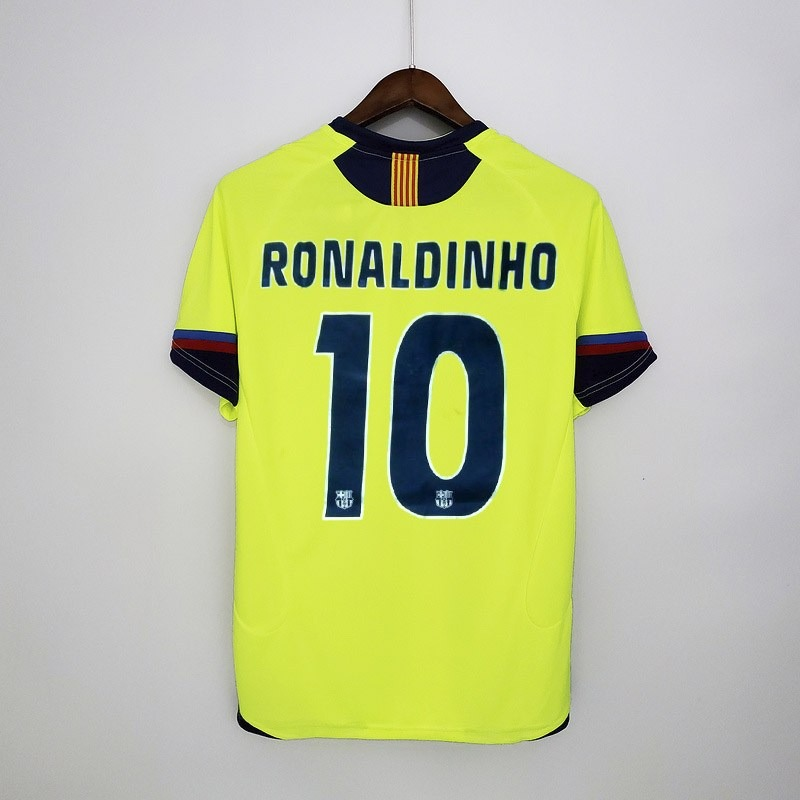 Camisola FC Barcelona 2005-06 Alternativa RONALDINHO #10