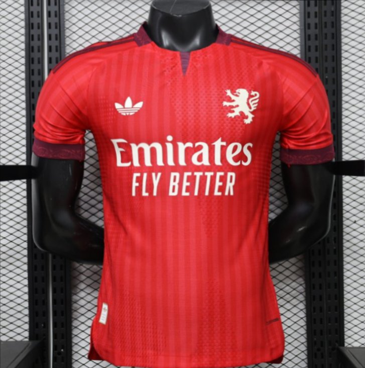 Camisola Olympique Lyon 2026-27 Alternativa Vermelha Versão Jogador