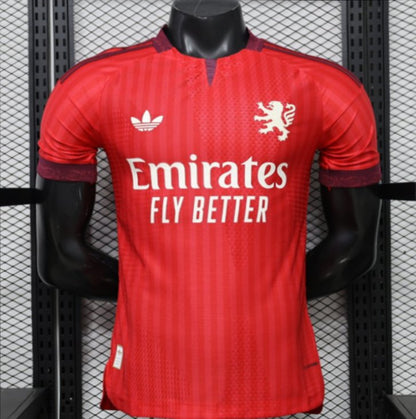 Camisola Olympique Lyon 2026-27 Alternativa Vermelha Versão Jogador
