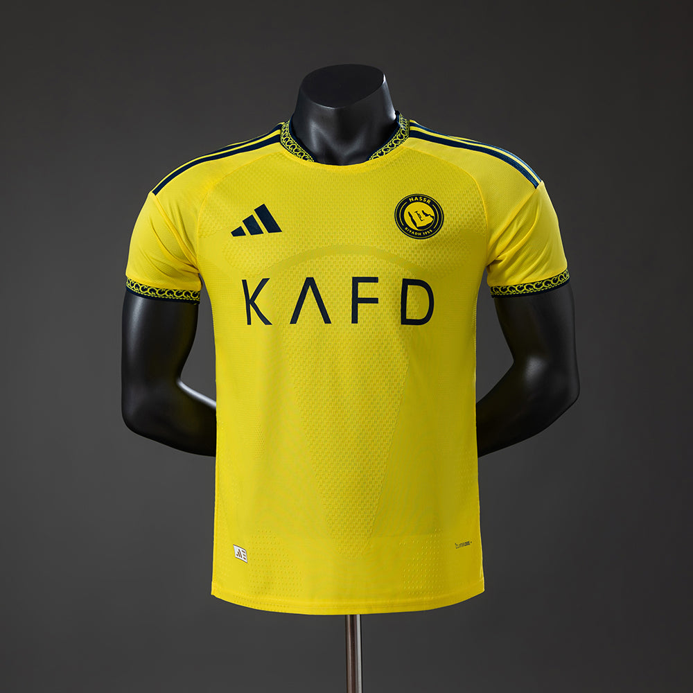 Camisola Al-Nassr 2026-27 Principal Anterior Versão Jogador