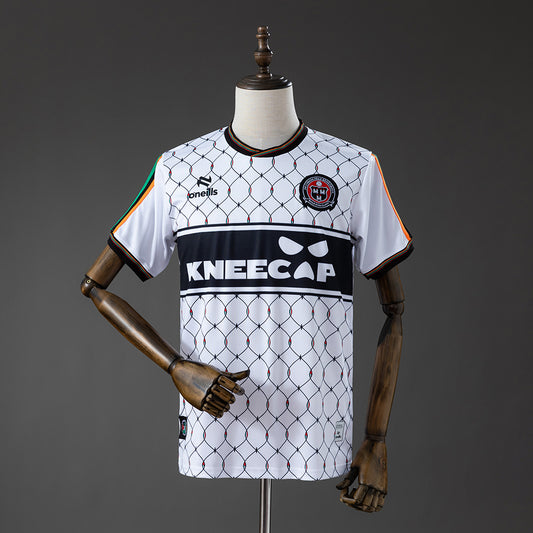 Camisola Bohemian FC Alternativa Branca Versão Adepto