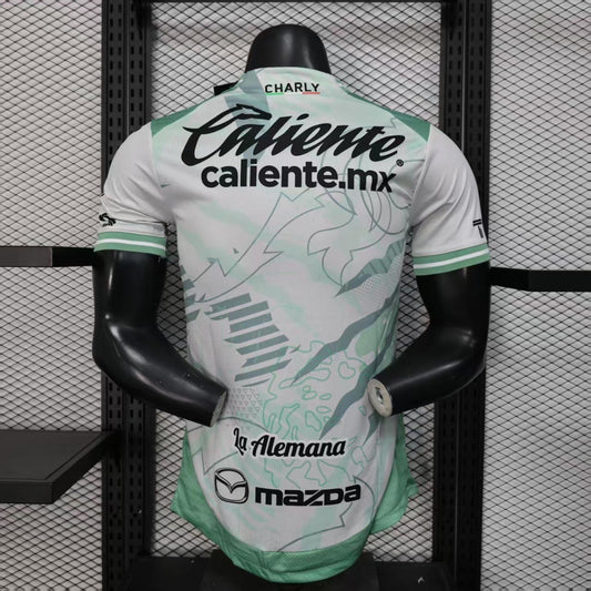 Camisola Club Leon 2025-26 Alternativa Branca Versão Jogador