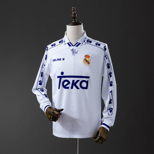 Camisola Manga Comprida Real Madrid CF 1994-95 Principal Versão Adepto