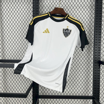 Camisola Atlético-MG 2025-26 Alternativa Branca Lisa Versão Adepto
