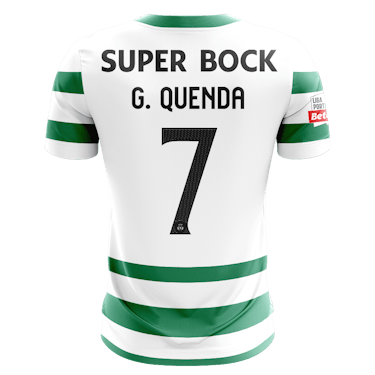 Camisola SCP 2025-26 Principal Versão Adepto G. QUENDA #7